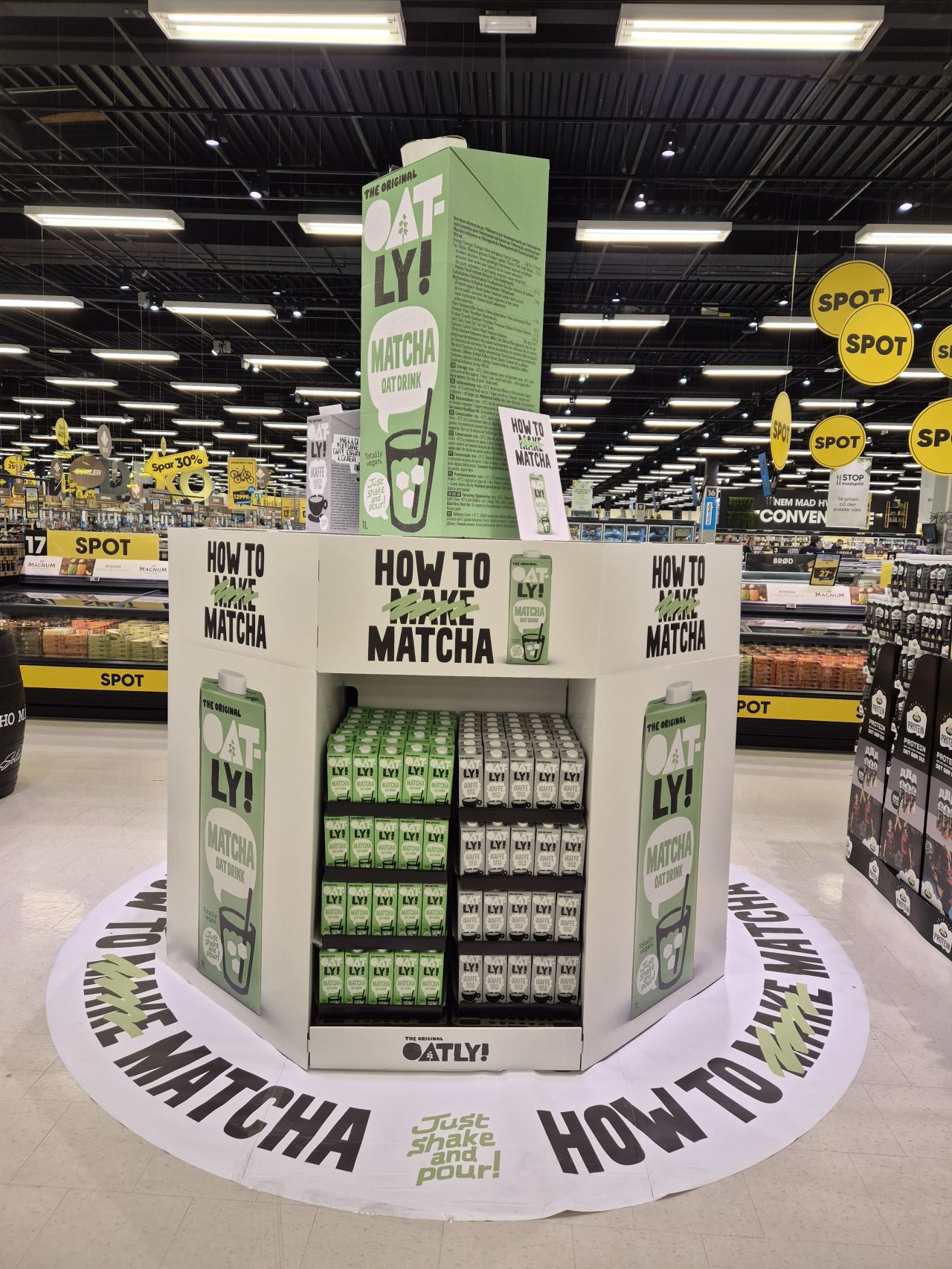 Oatly Matcha POS Campaign